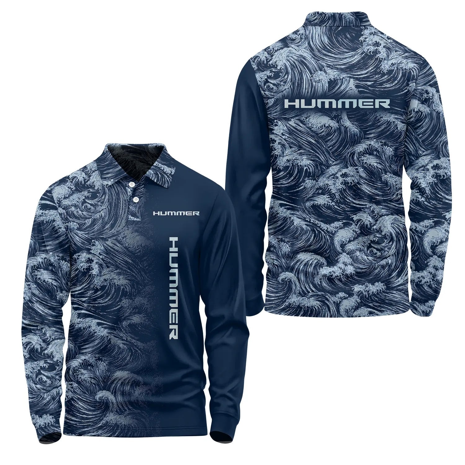 Hummer Long Sleeve Polo SHW010