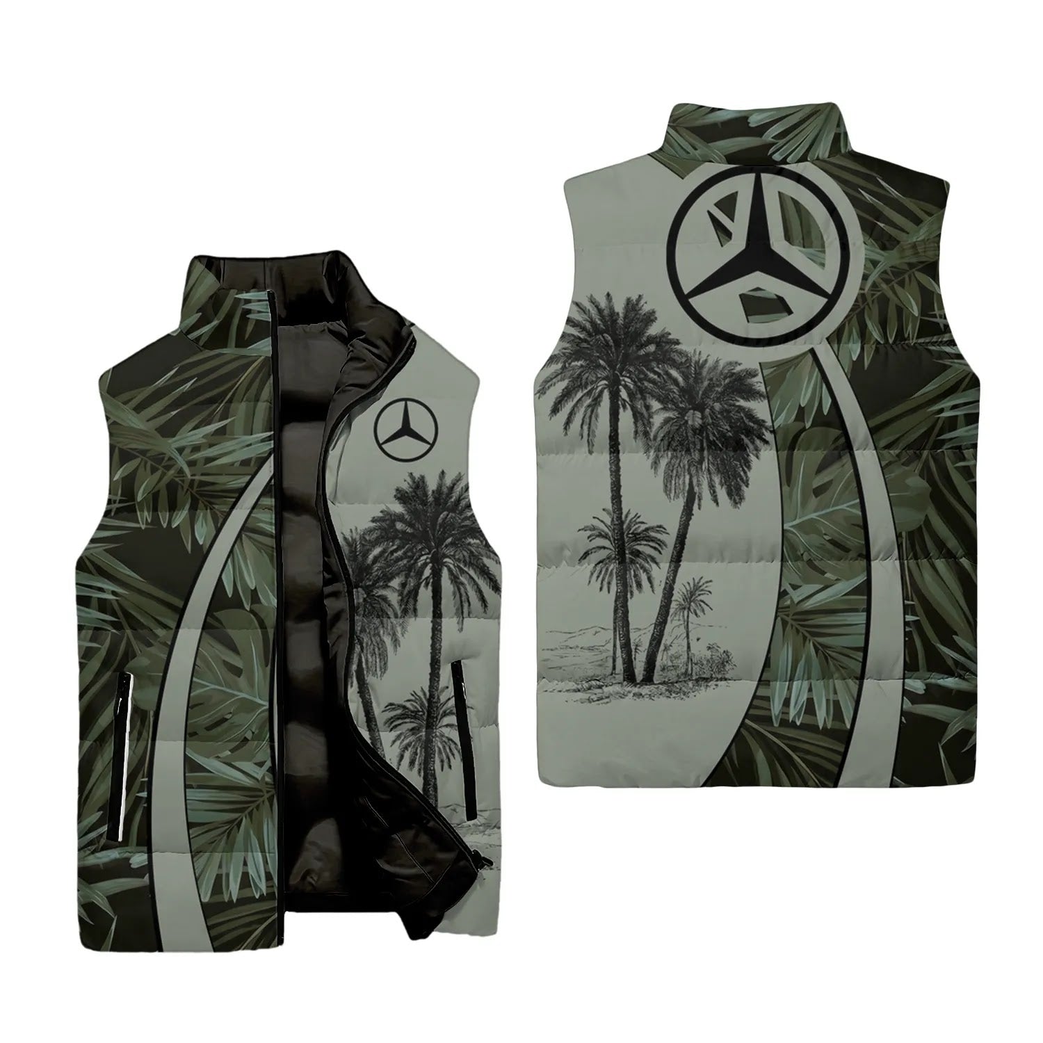 Mercedes-Benz Sleeveless Puffer Jacket SHW063