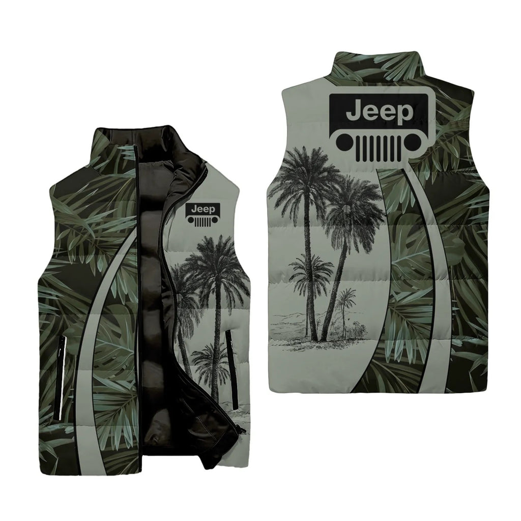 Jeep Sleeveless Puffer Jacket SHW063