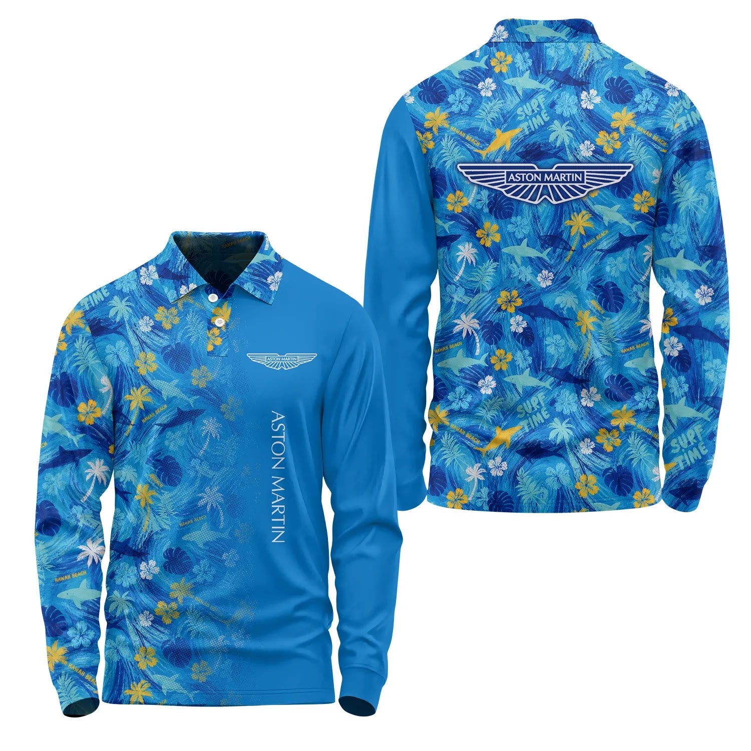 Aston Martin Long Sleeve Polo SHW027