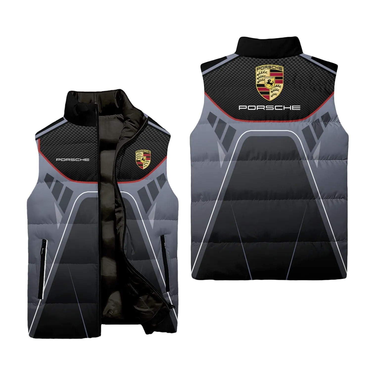 Porsche Sleeveless Puffer Jacket SC088