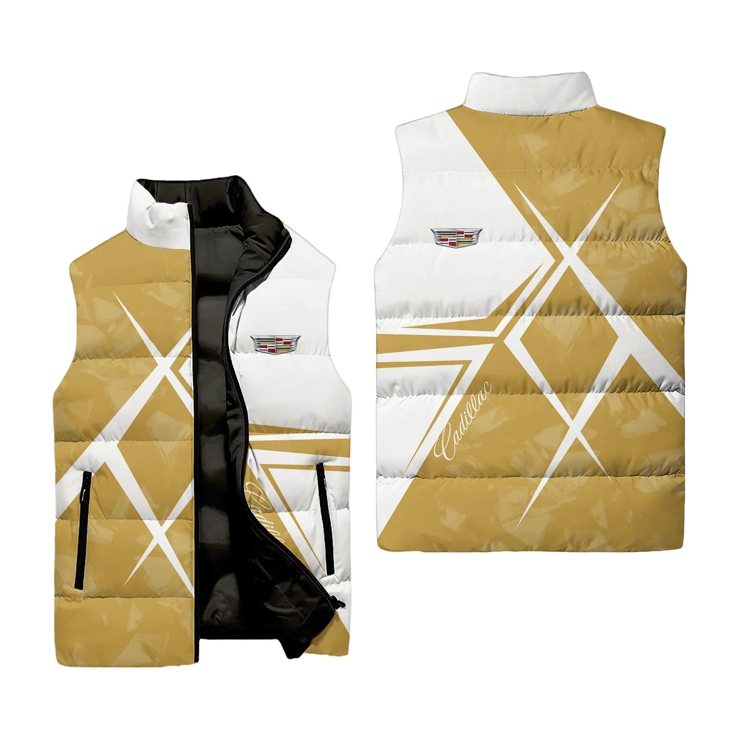Cadillac Sleeveless Puffer Jacket SC060