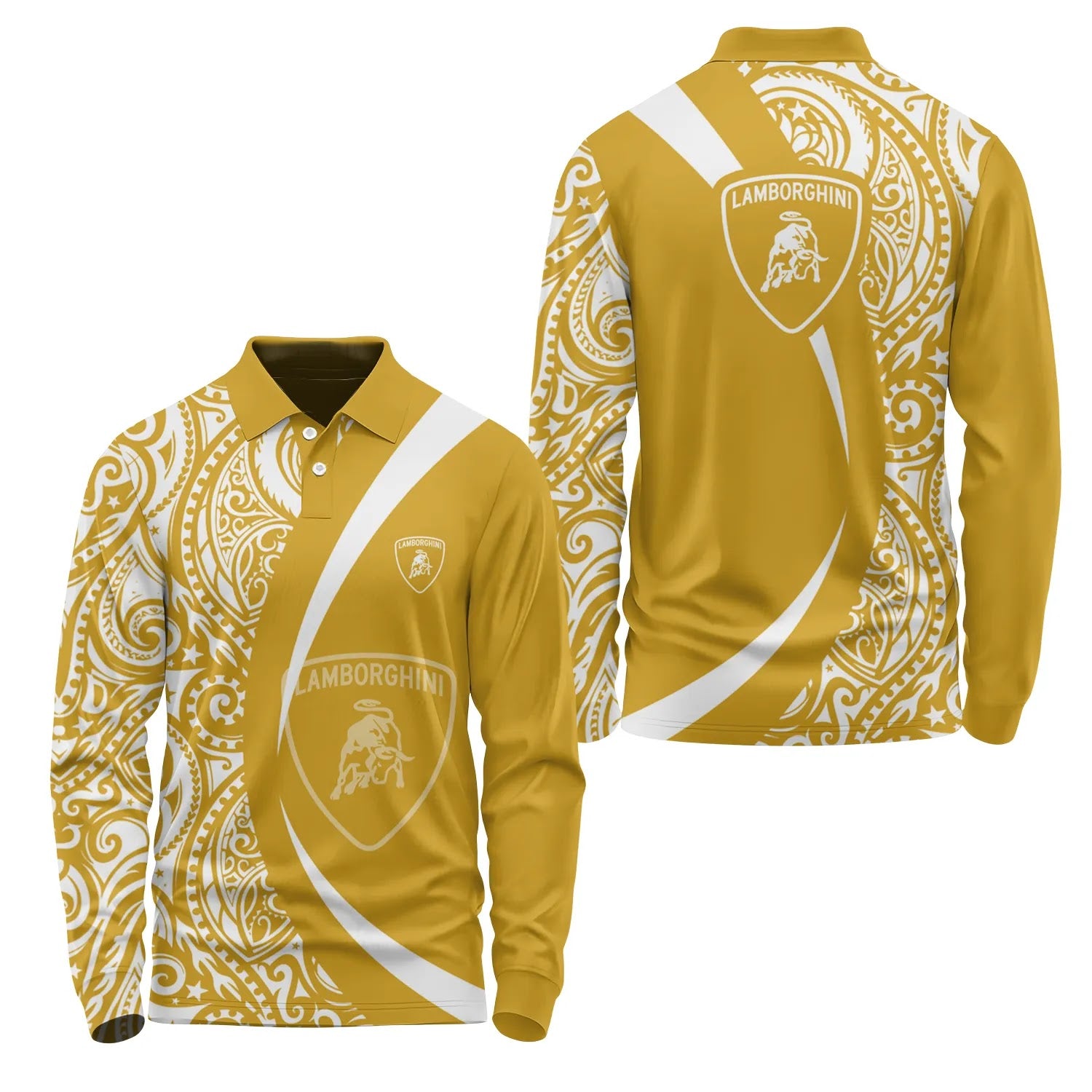 Lamborghini Long Sleeve Polo SHW072