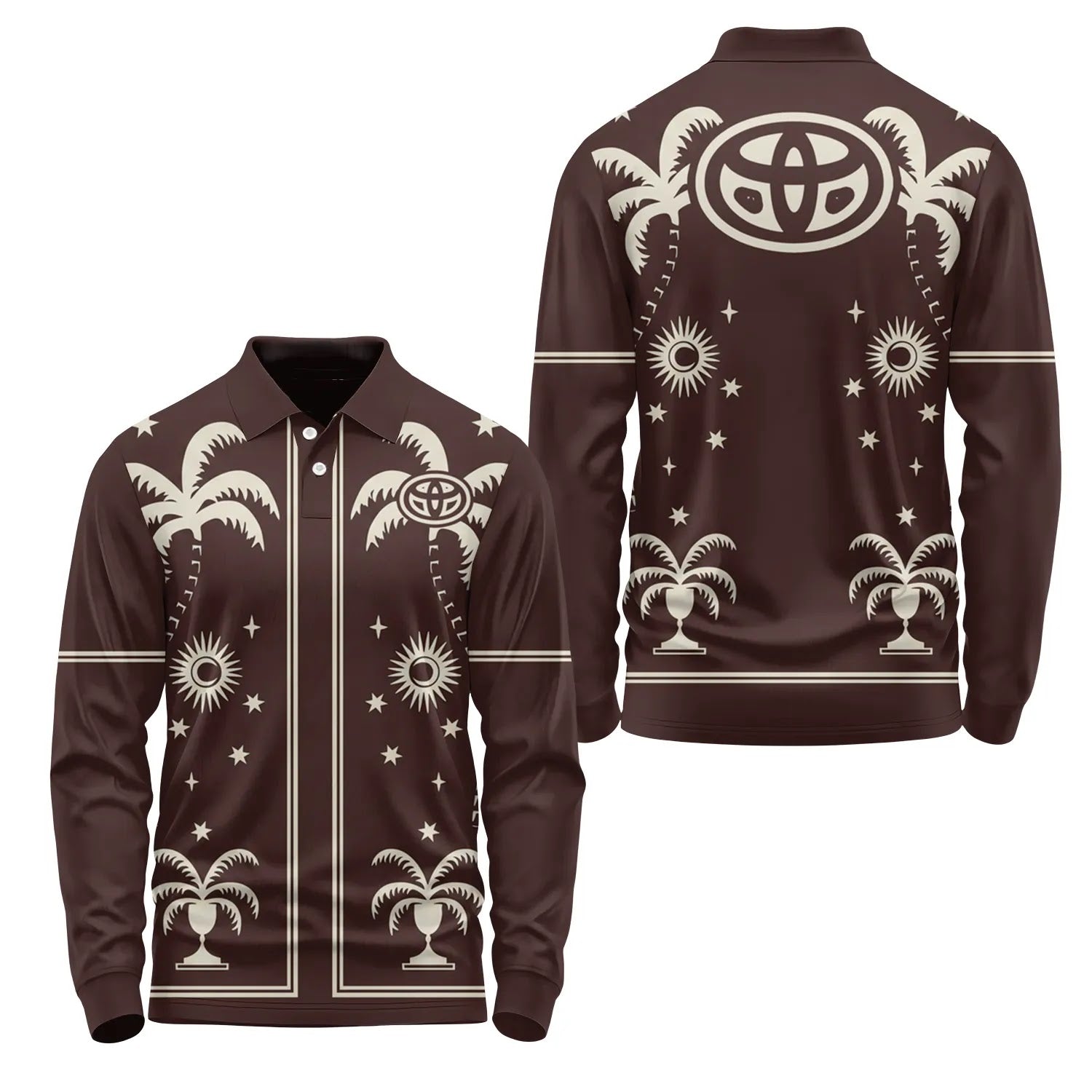 Toyota Long Sleeve Polo SHW066