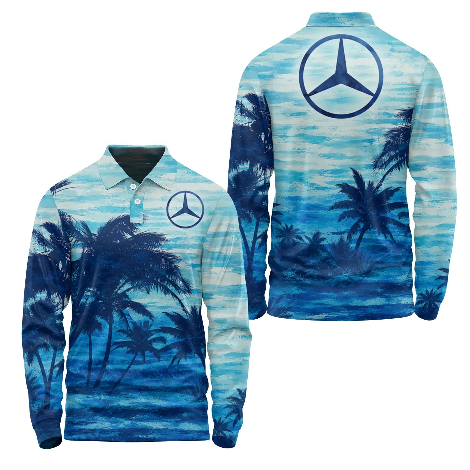 Mercedes-Benz Long Sleeve Polo SHW048