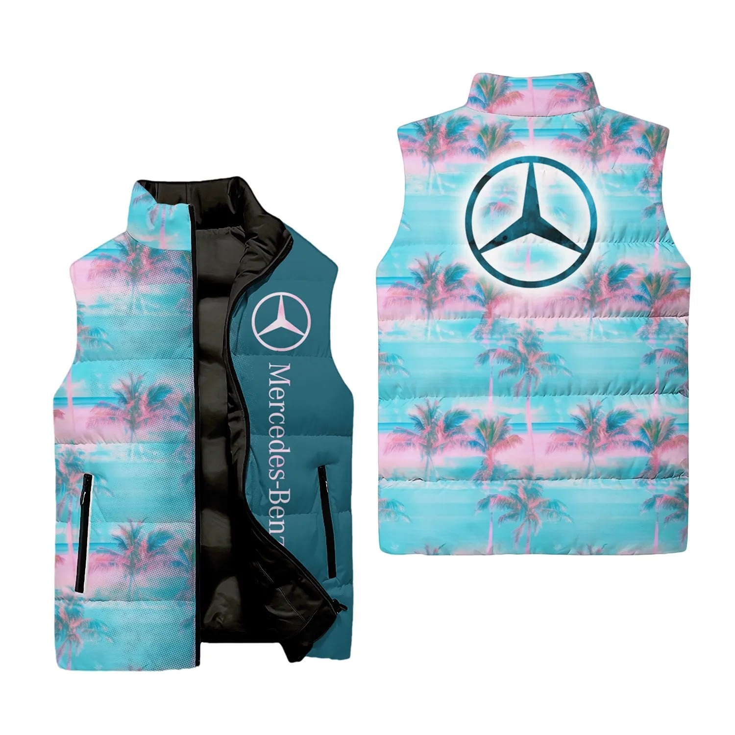 Mercedes-Benz Sleeveless Puffer Jacket SHW058