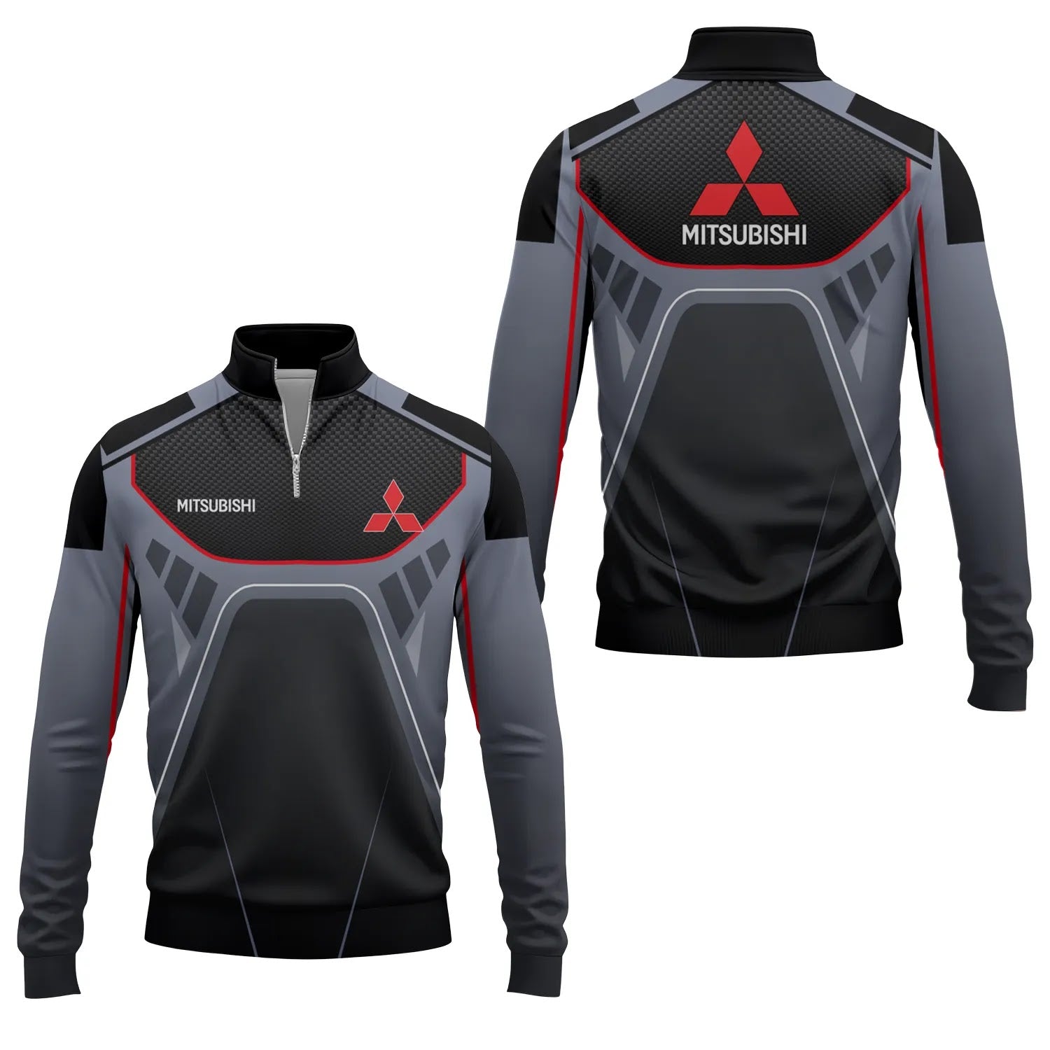 Mitsubishi Quarter-zip Pullover SC088