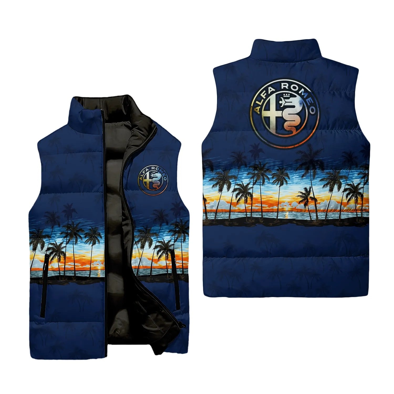 Alfa Romeo Sleeveless Puffer Jacket SHW017
