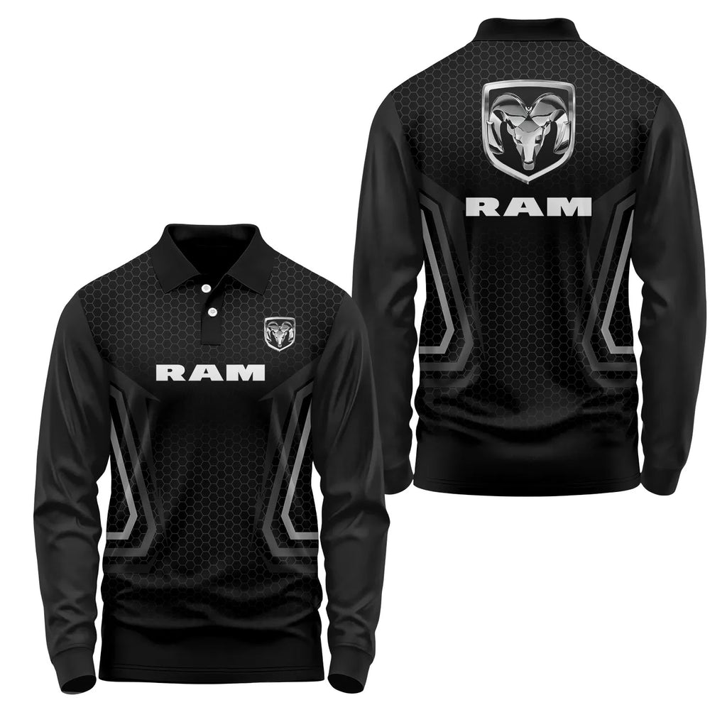 Ram Long Sleeve Polo SC075