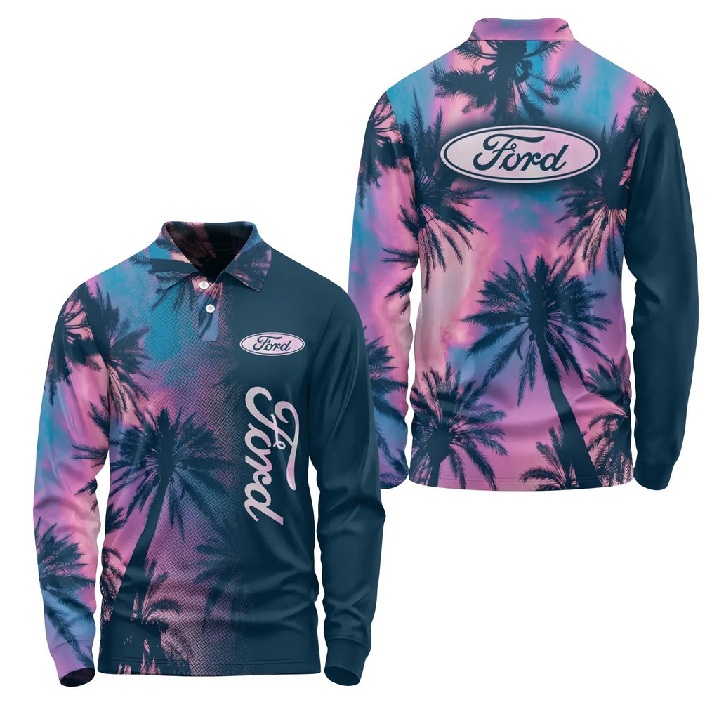 Ford Long Sleeve Polo SHW030