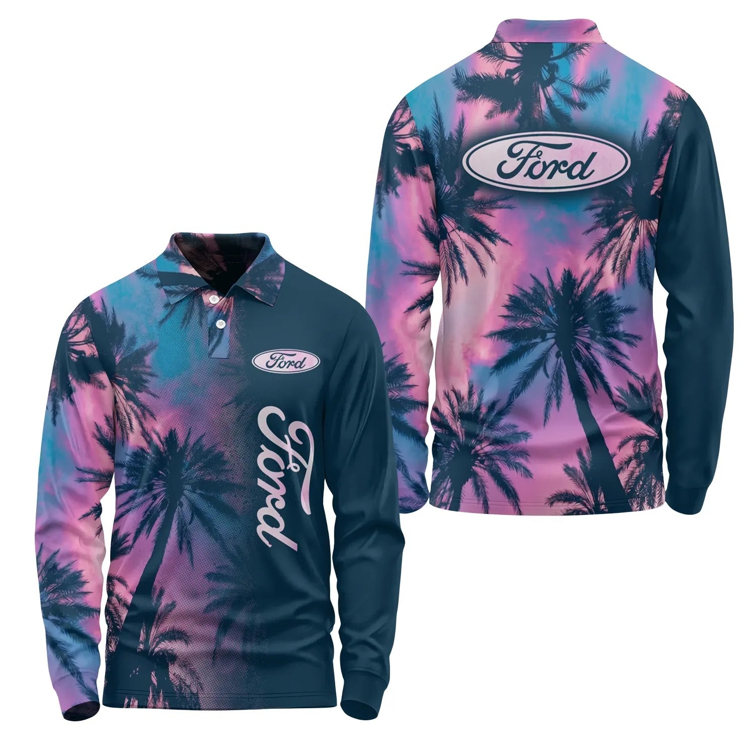 Ford Long Sleeve Polo SHW030