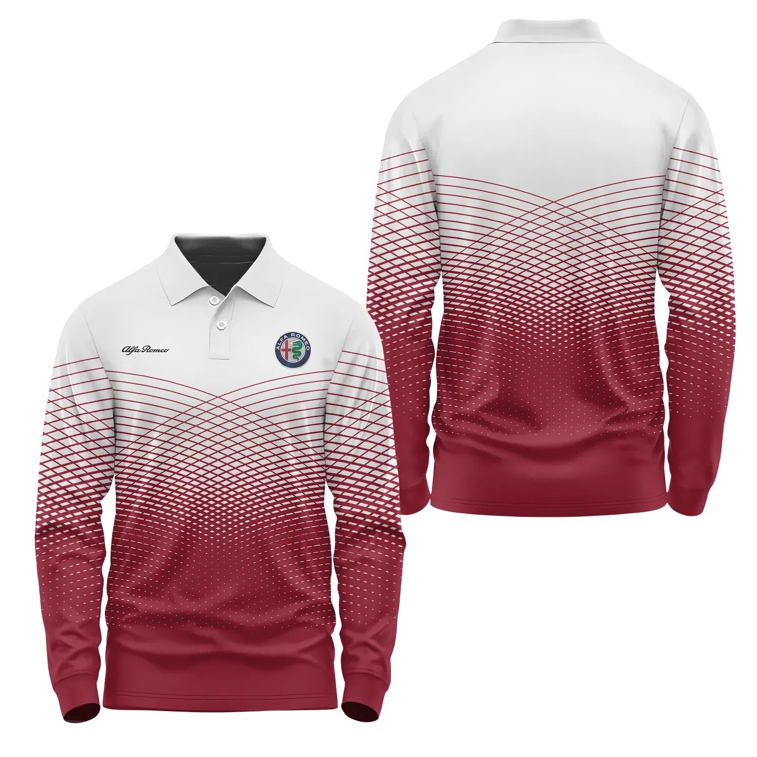 Alfa Romeo Long Sleeve Polo SC109