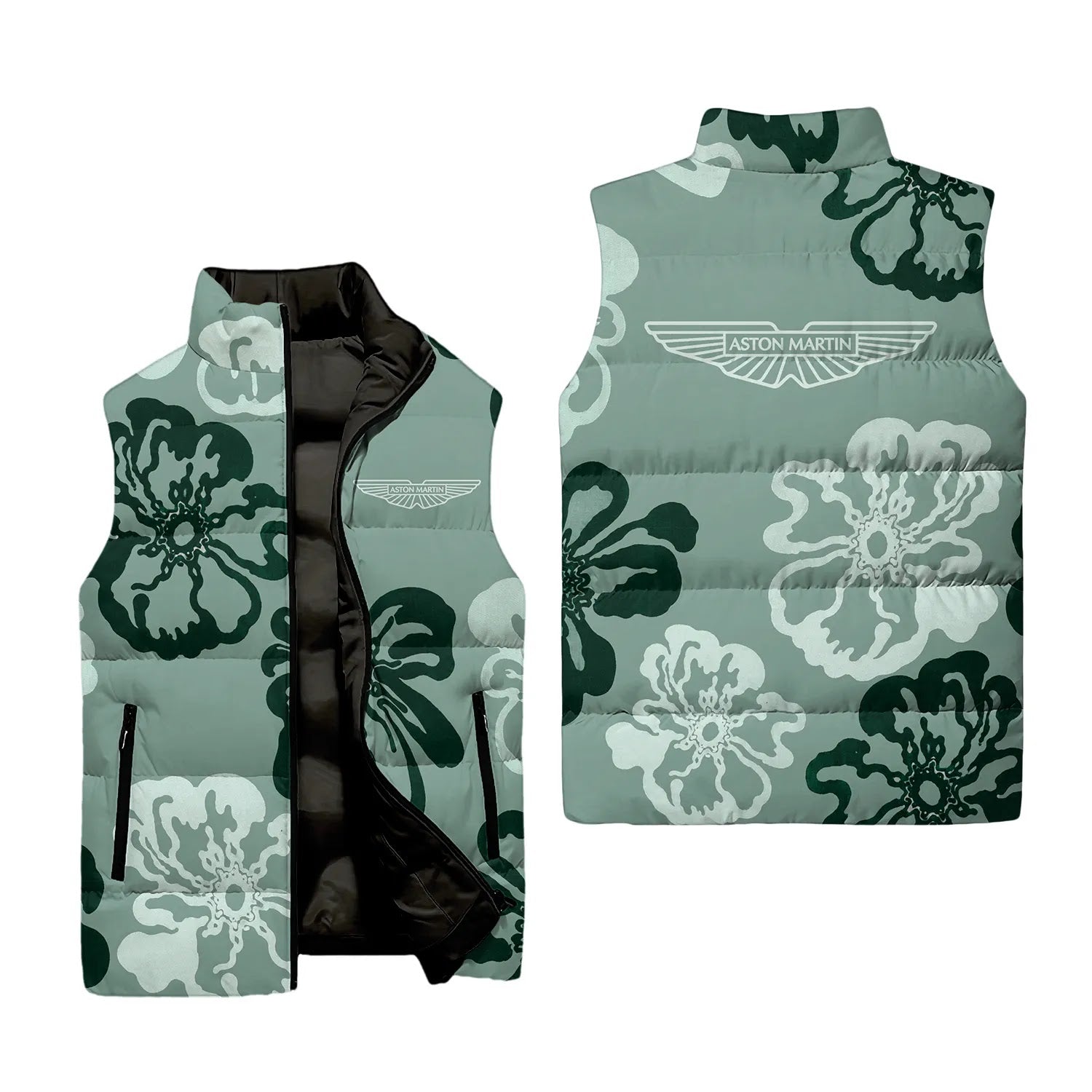 Aston Martin Sleeveless Puffer Jacket SHW073