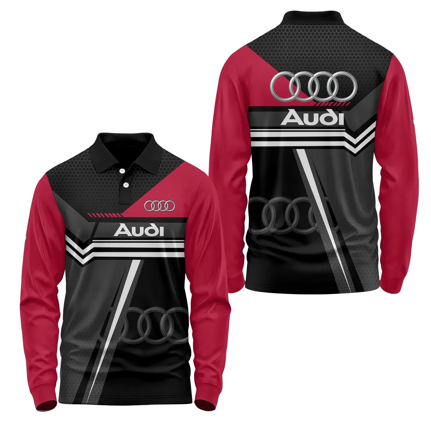 Audi Long Sleeve Polo SC071