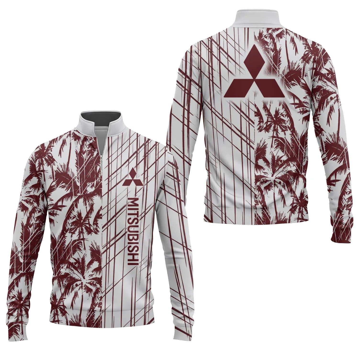 Mitsubishi Quarter-zip Pullover SHW041