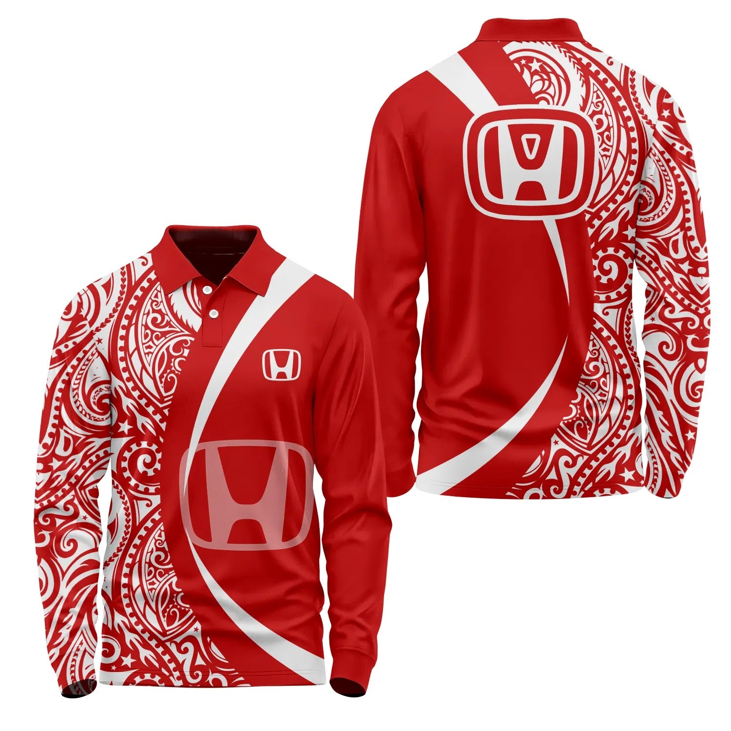 Honda Long Sleeve Polo SHW072