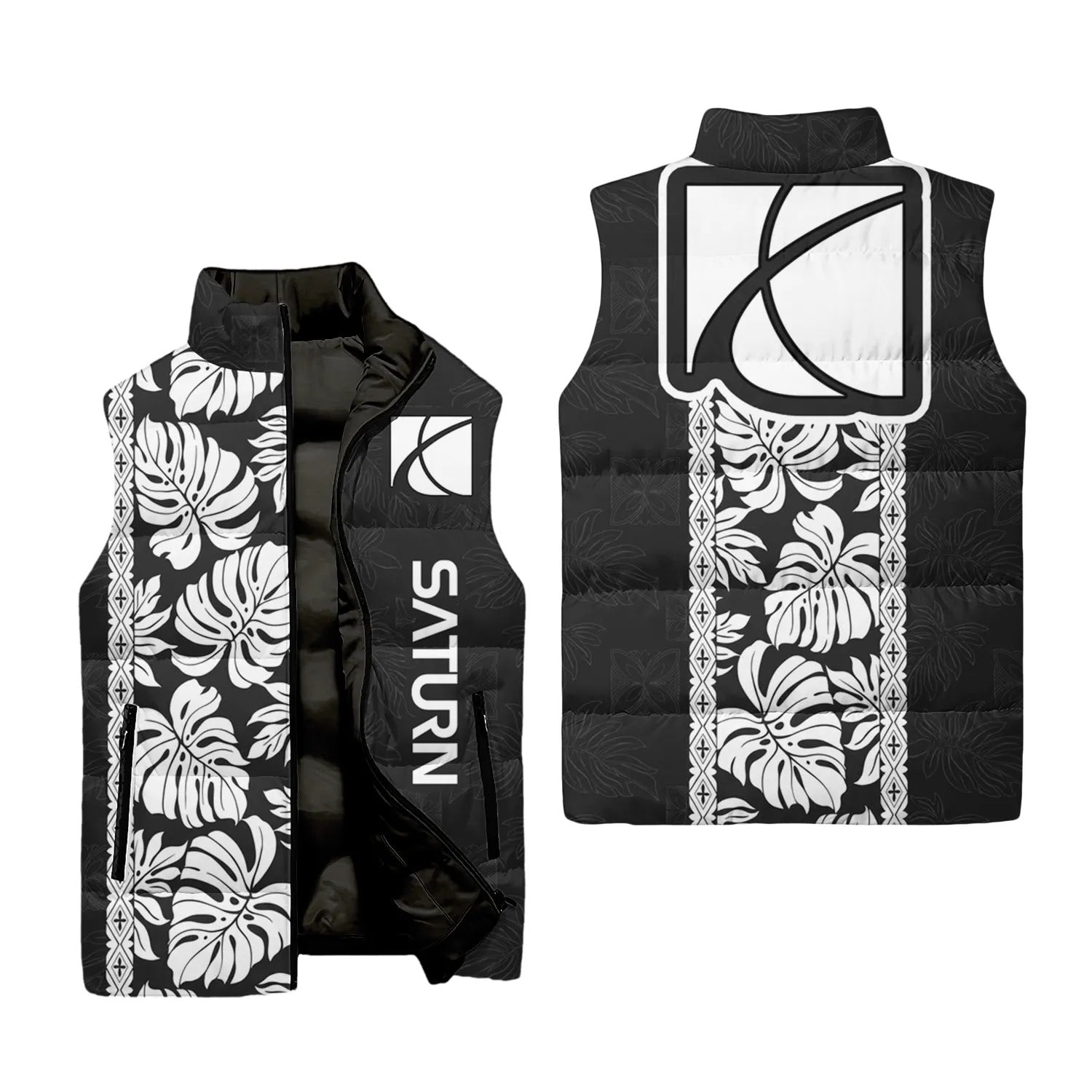 Saturn Sleeveless Puffer Jacket SHW046