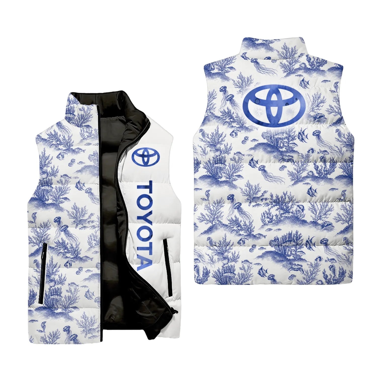 Toyota Sleeveless Puffer Jacket SHW009