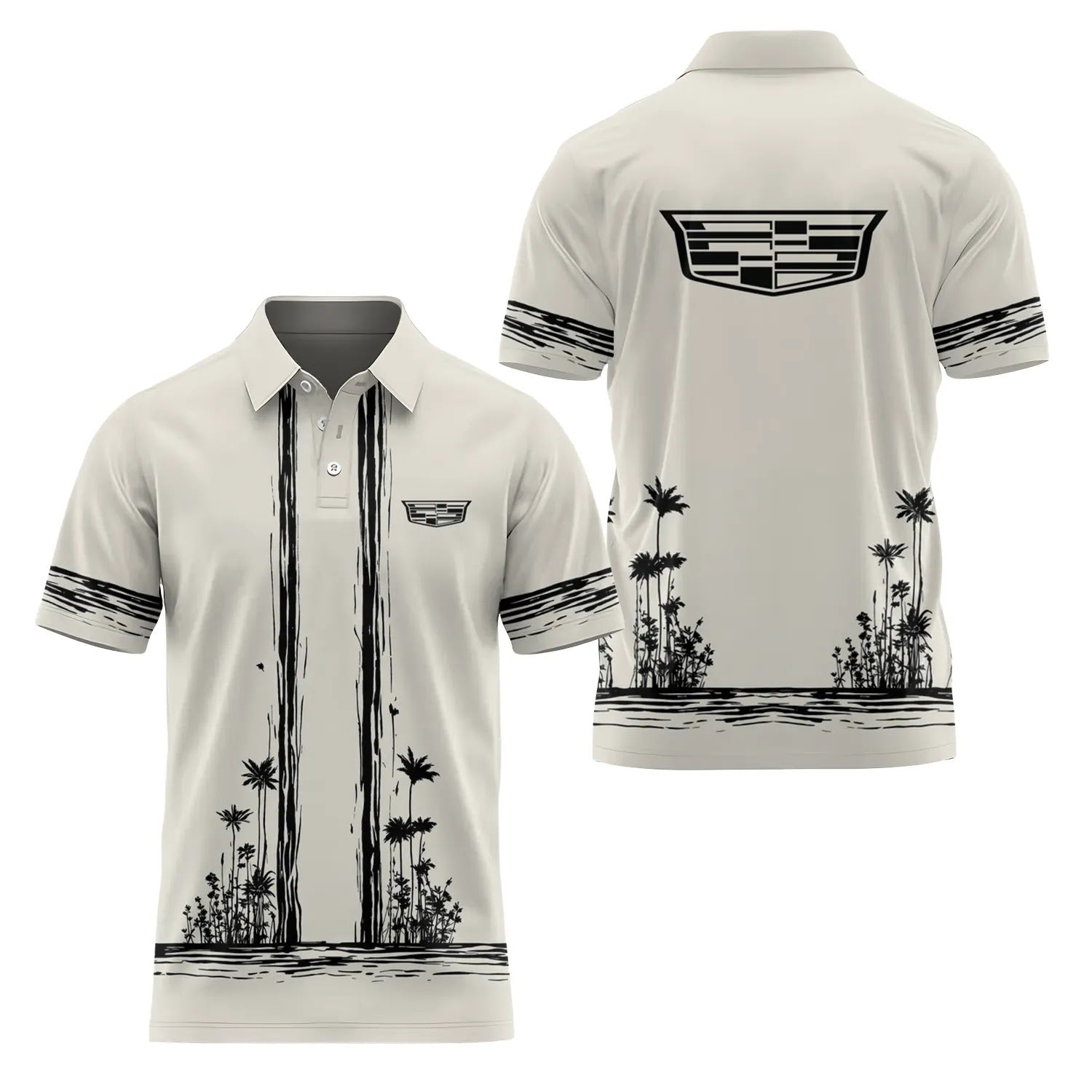 Cadillac Short Sleeve Polo SHW043