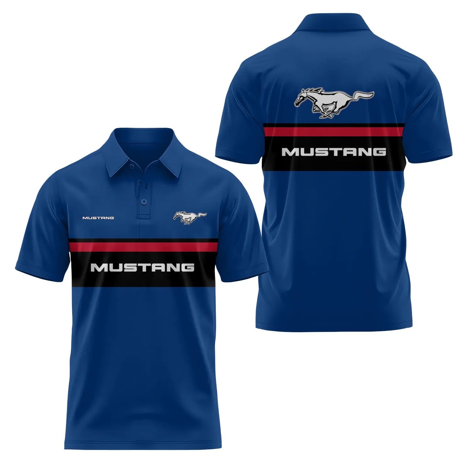Ford Mustang Short Sleeve Polo SC051