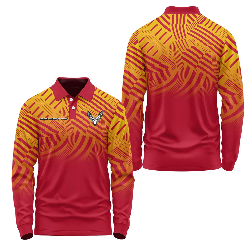 Corvette Long Sleeve Polo SC121
