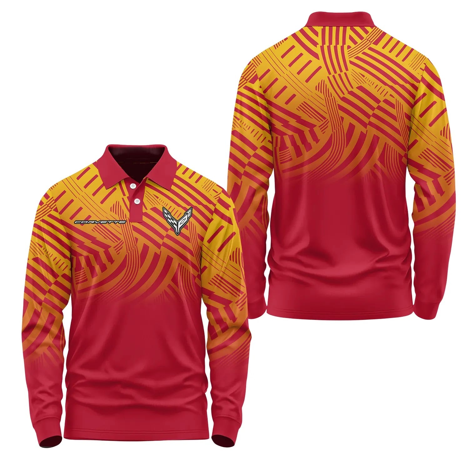 Corvette Long Sleeve Polo SC121