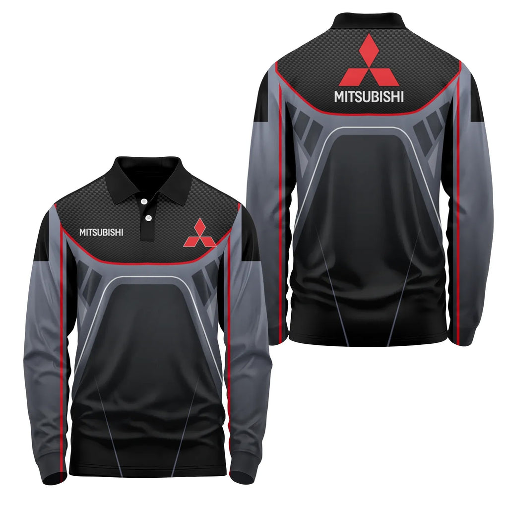 Mitsubishi Long Sleeve Polo SC088