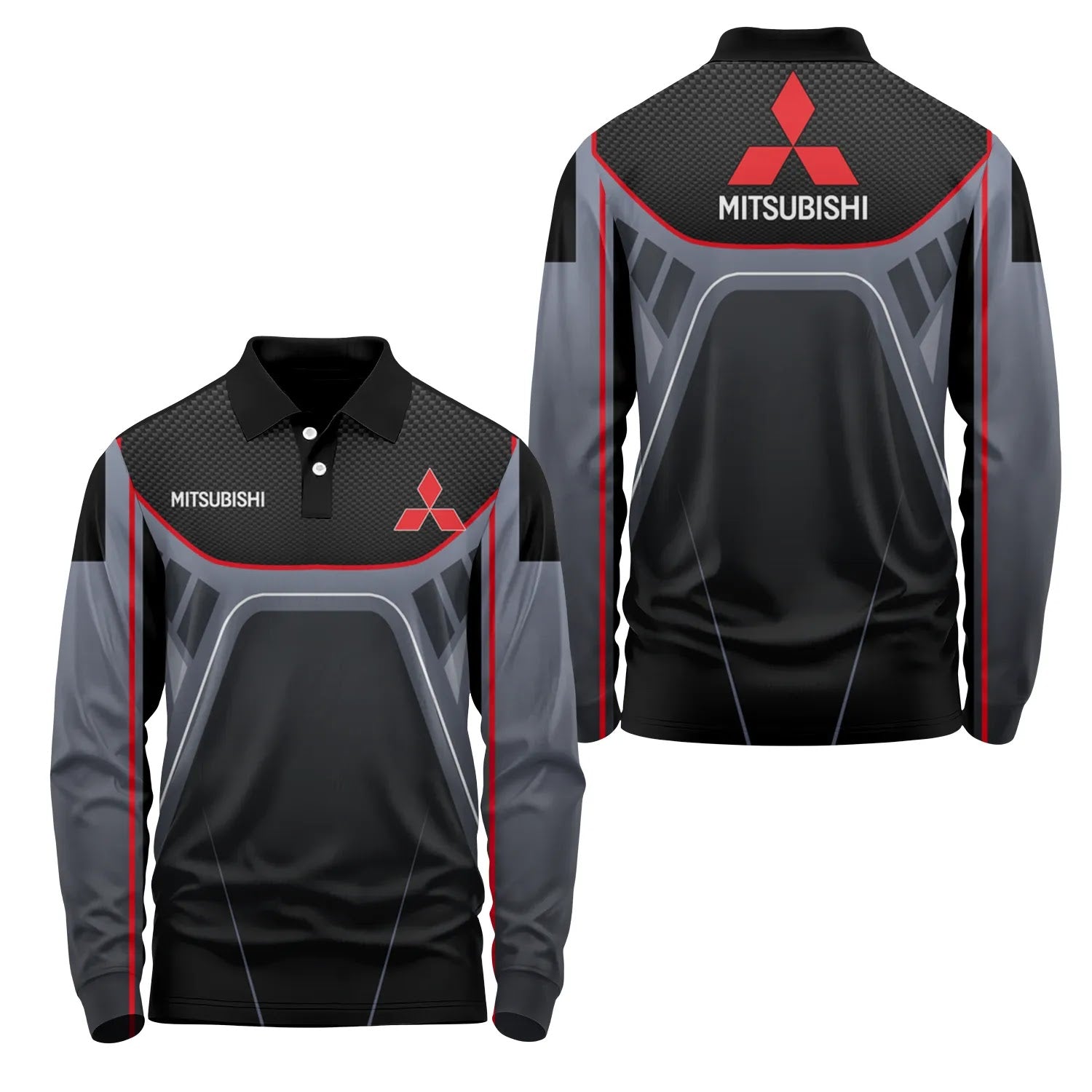 Mitsubishi Long Sleeve Polo SC088
