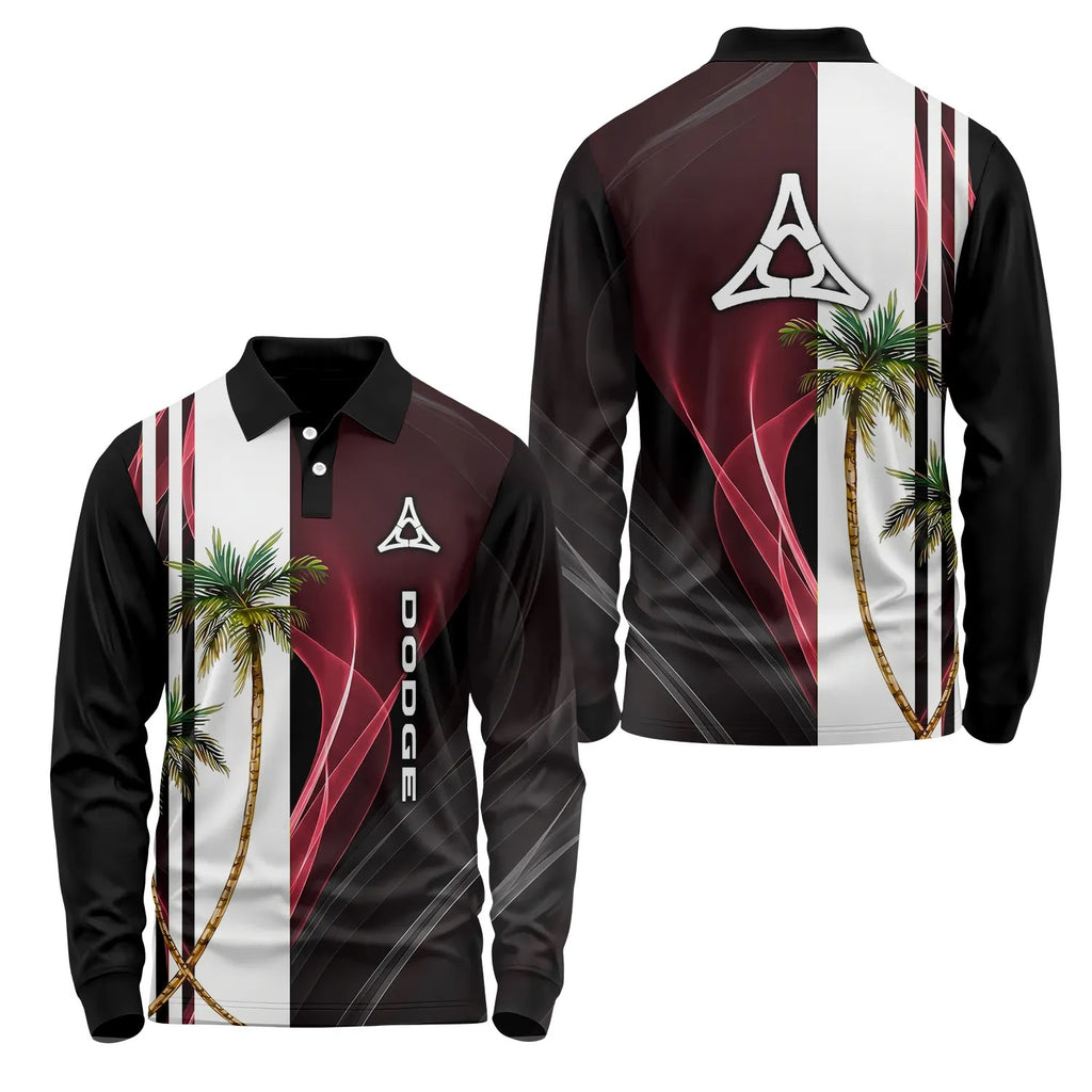 Dodge Long Sleeve Polo SHW036