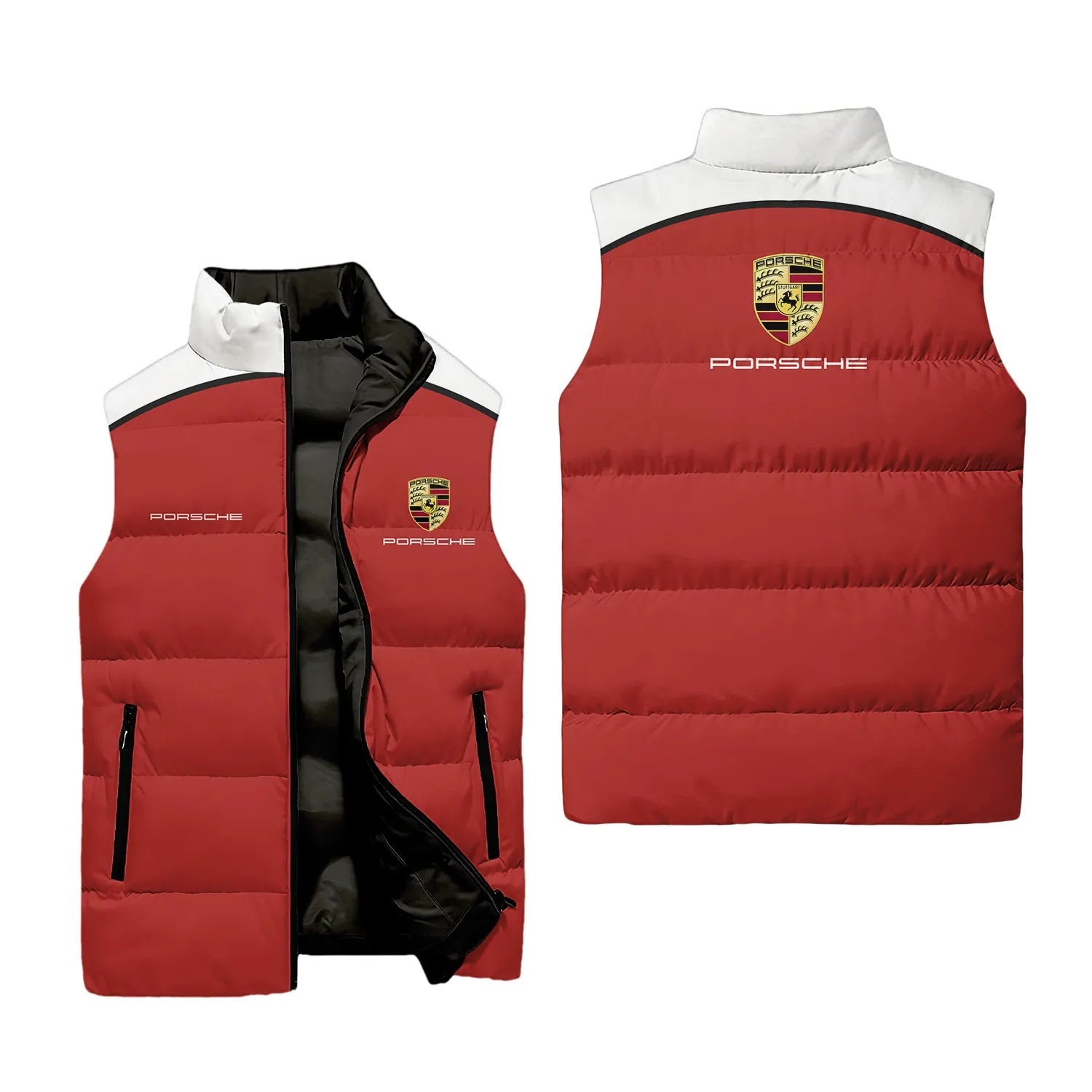 Porsche Sleeveless Puffer Jacket SC087
