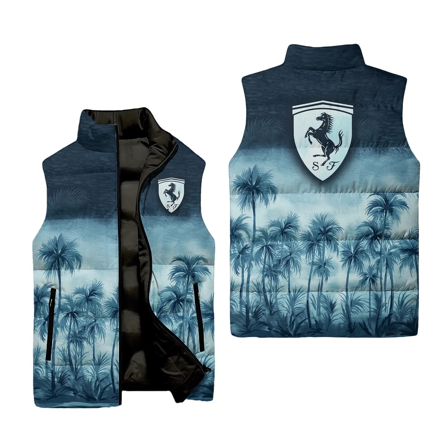 Ferrari Sleeveless Puffer Jacket SHW021