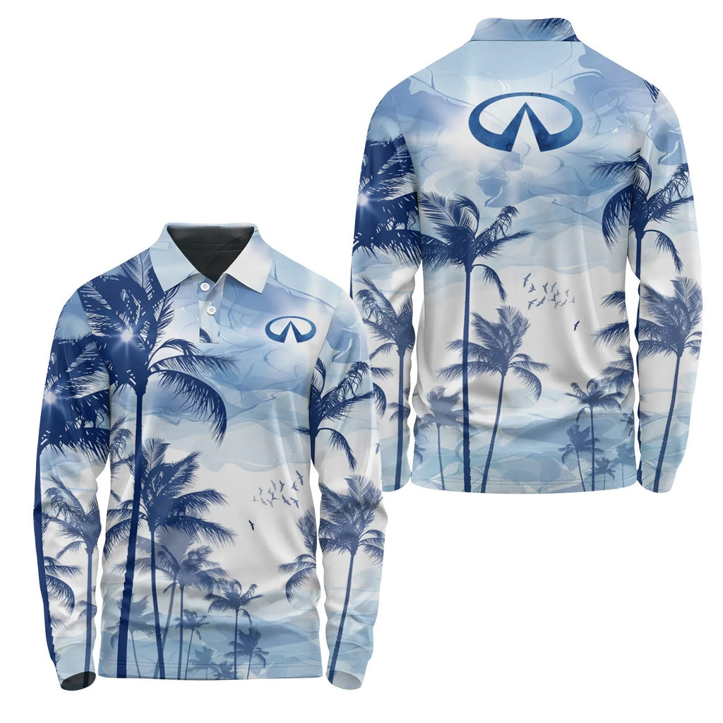 Infiniti Long Sleeve Polo SHW004