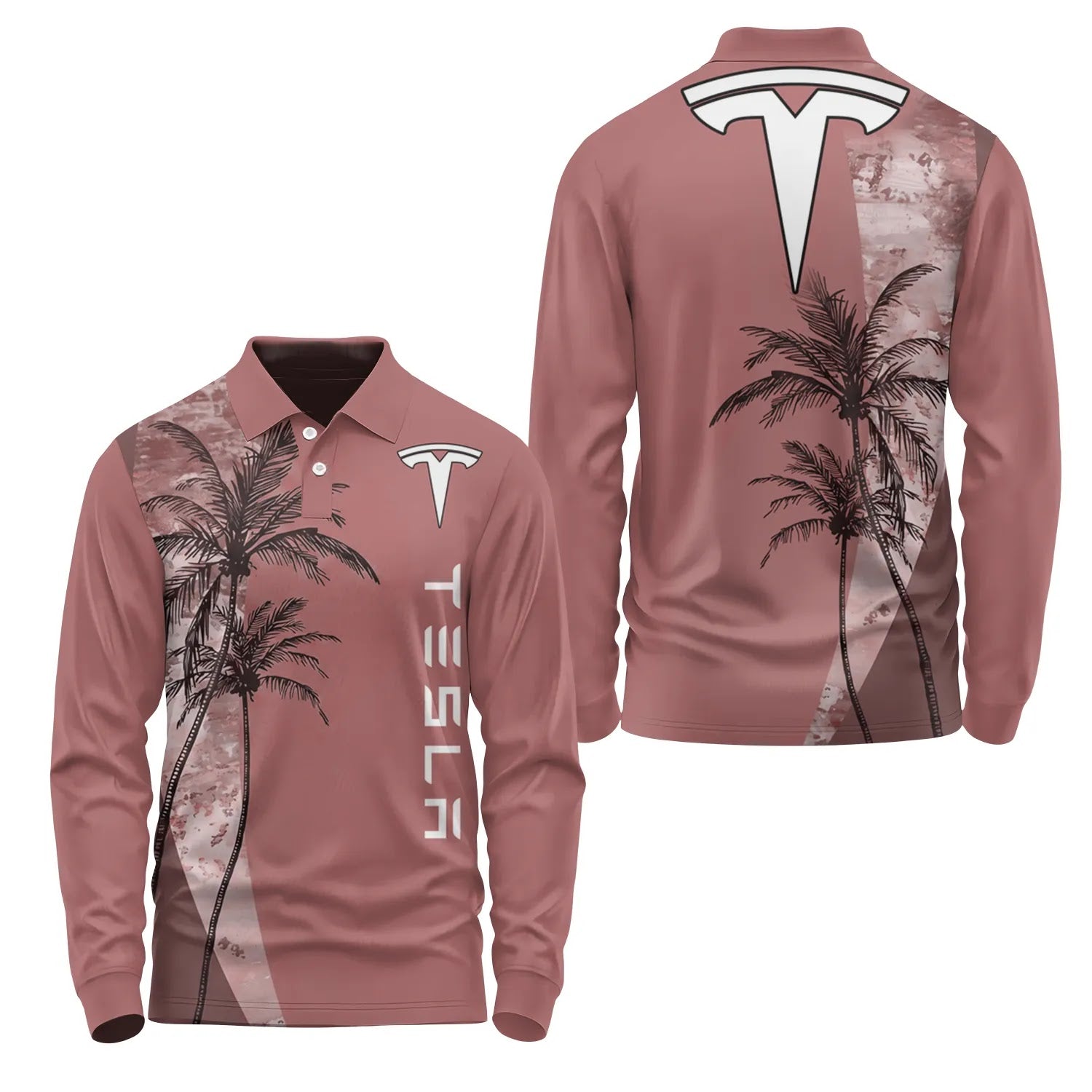 Tesla Long Sleeve Polo SHW071