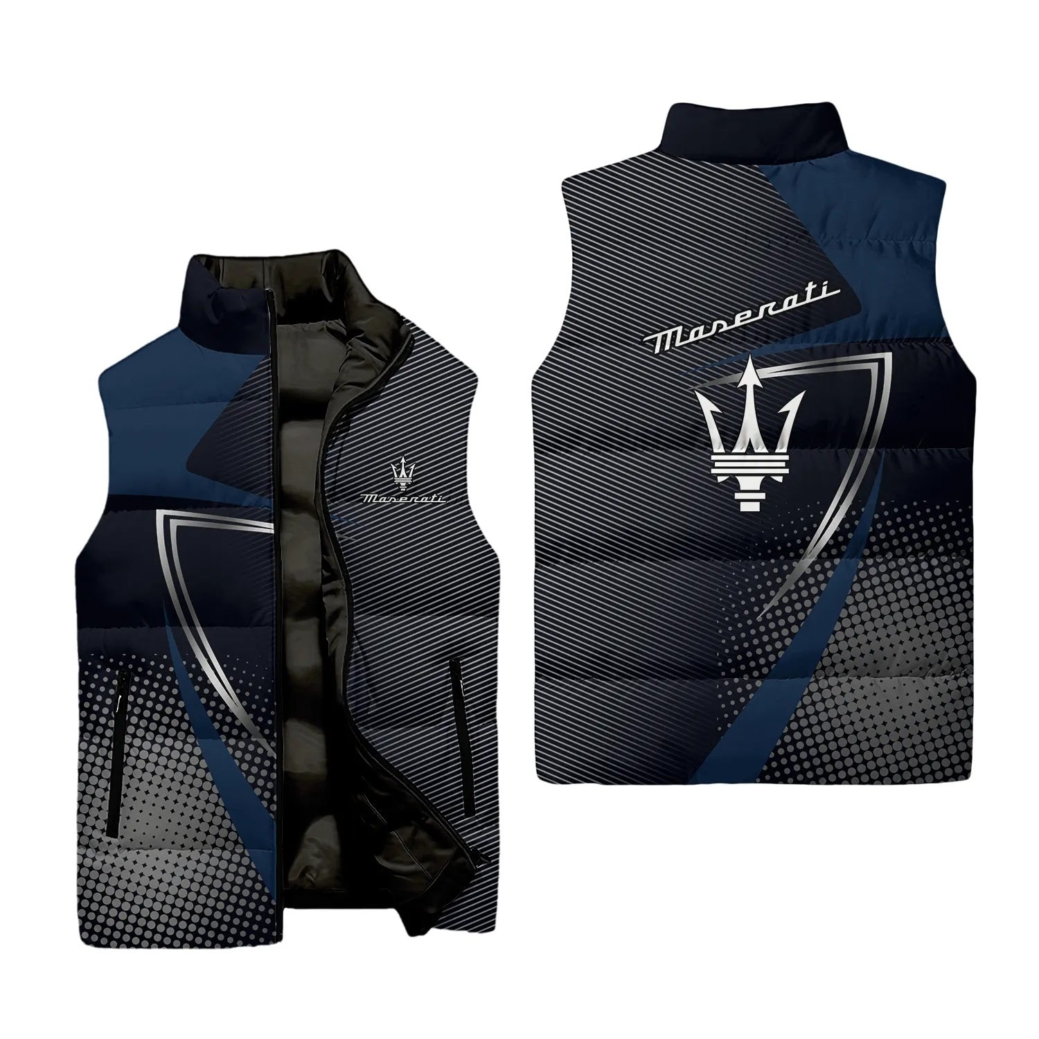 Maserati Sleeveless Puffer Jacket SC059