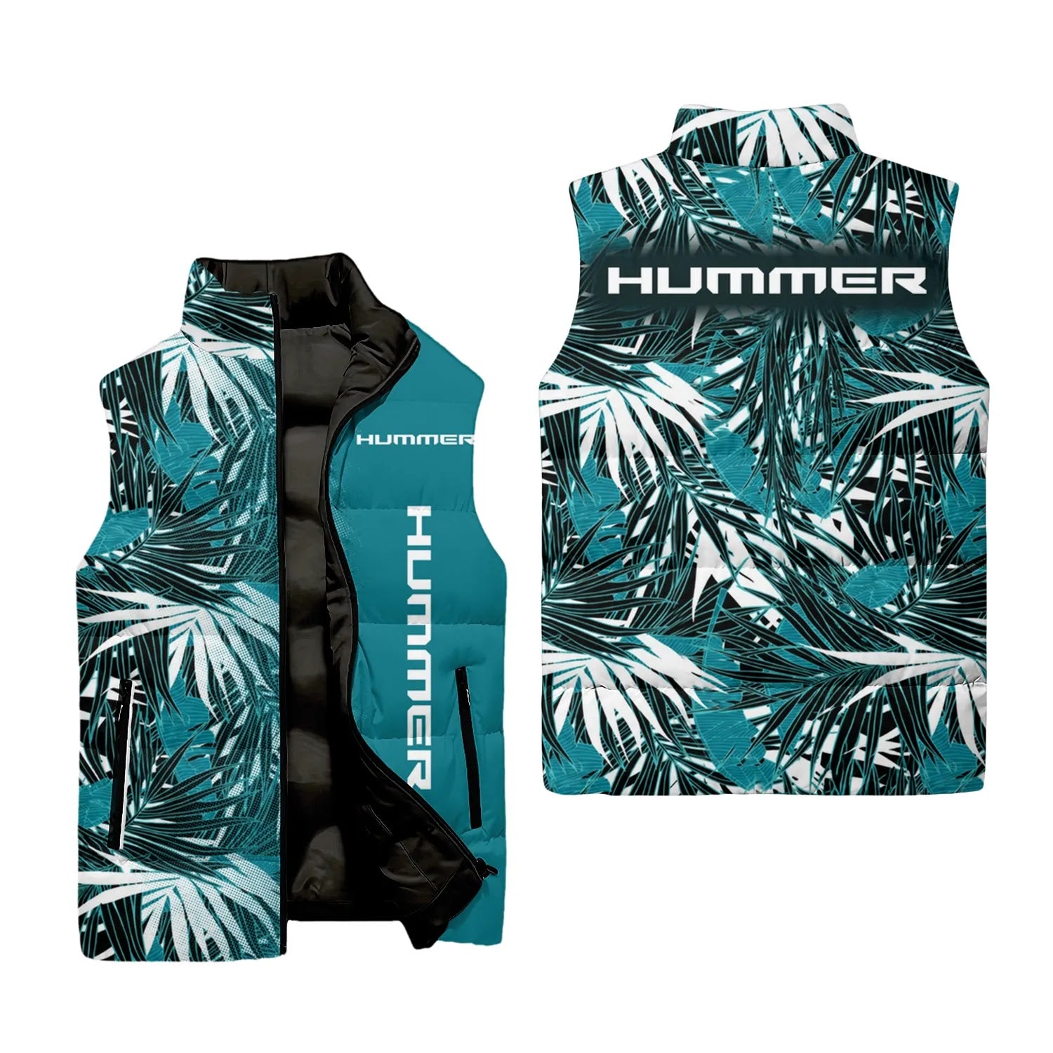 Hummer Sleeveless Puffer Jacket SHW060