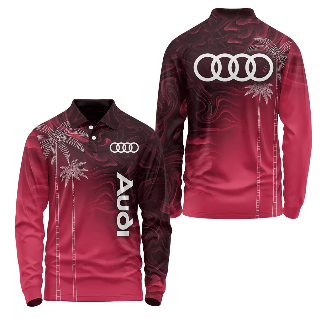 Audi Long Sleeve Polo SHW070