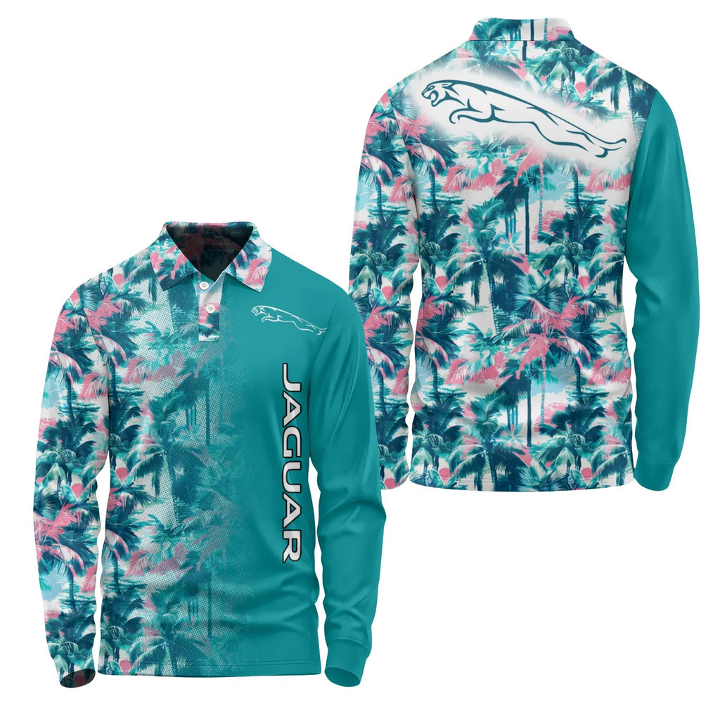 Jaguar Long Sleeve Polo SHW061