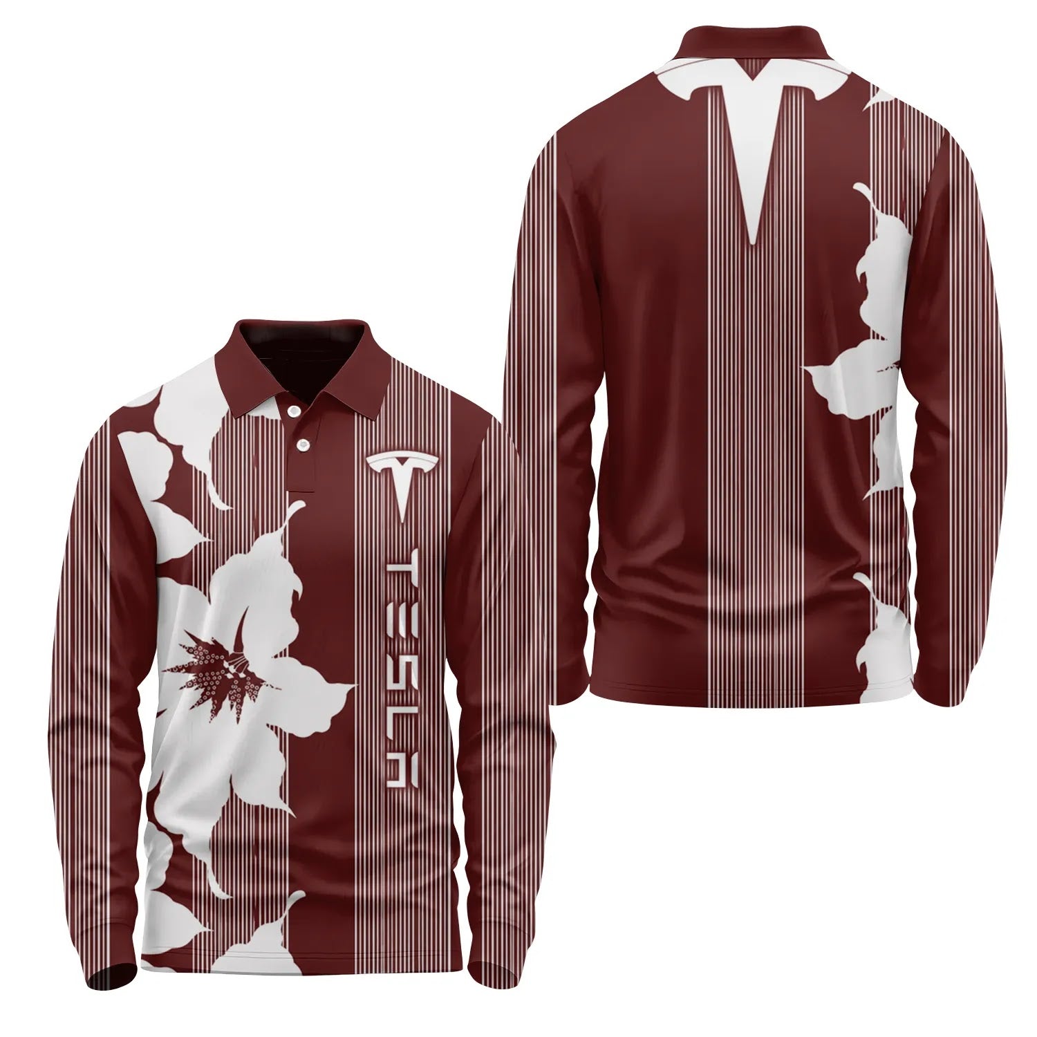 Tesla Long Sleeve Polo SHW039