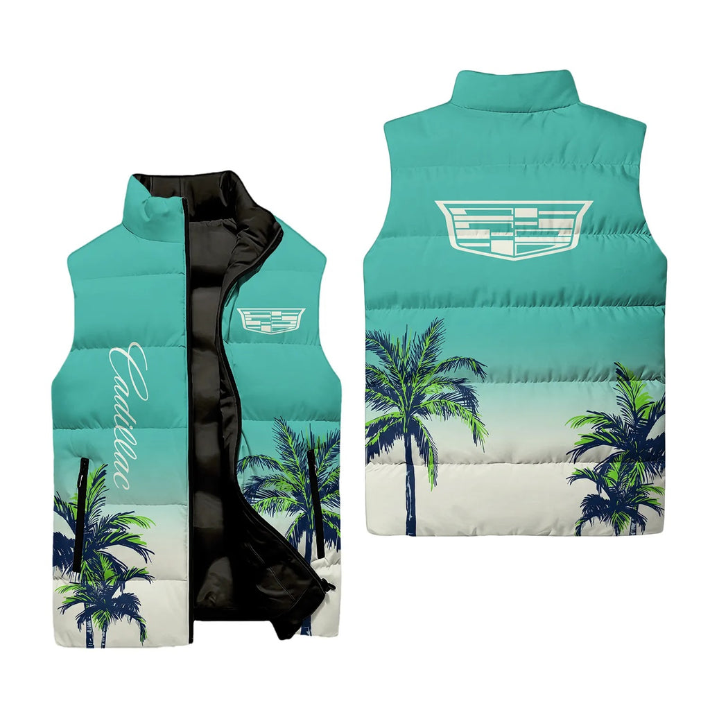 Cadillac Sleeveless Puffer Jacket SHW020
