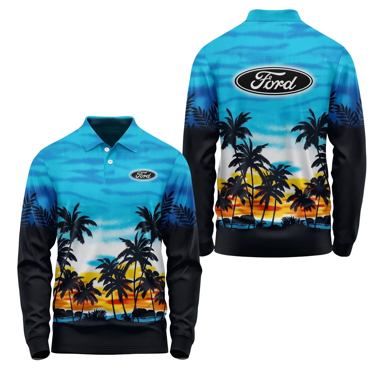 Ford Long Sleeve Polo SHW051
