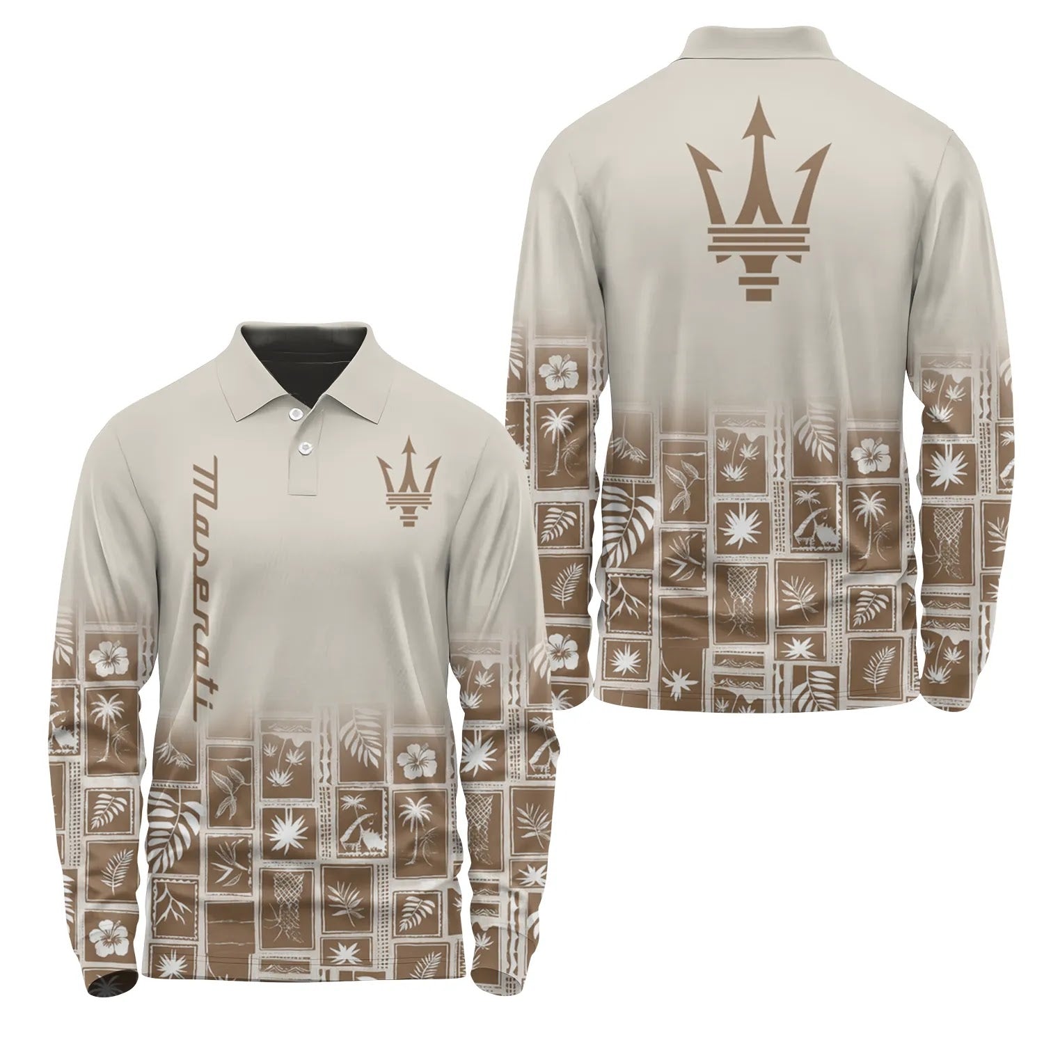 Maserati Long Sleeve Polo SHW067