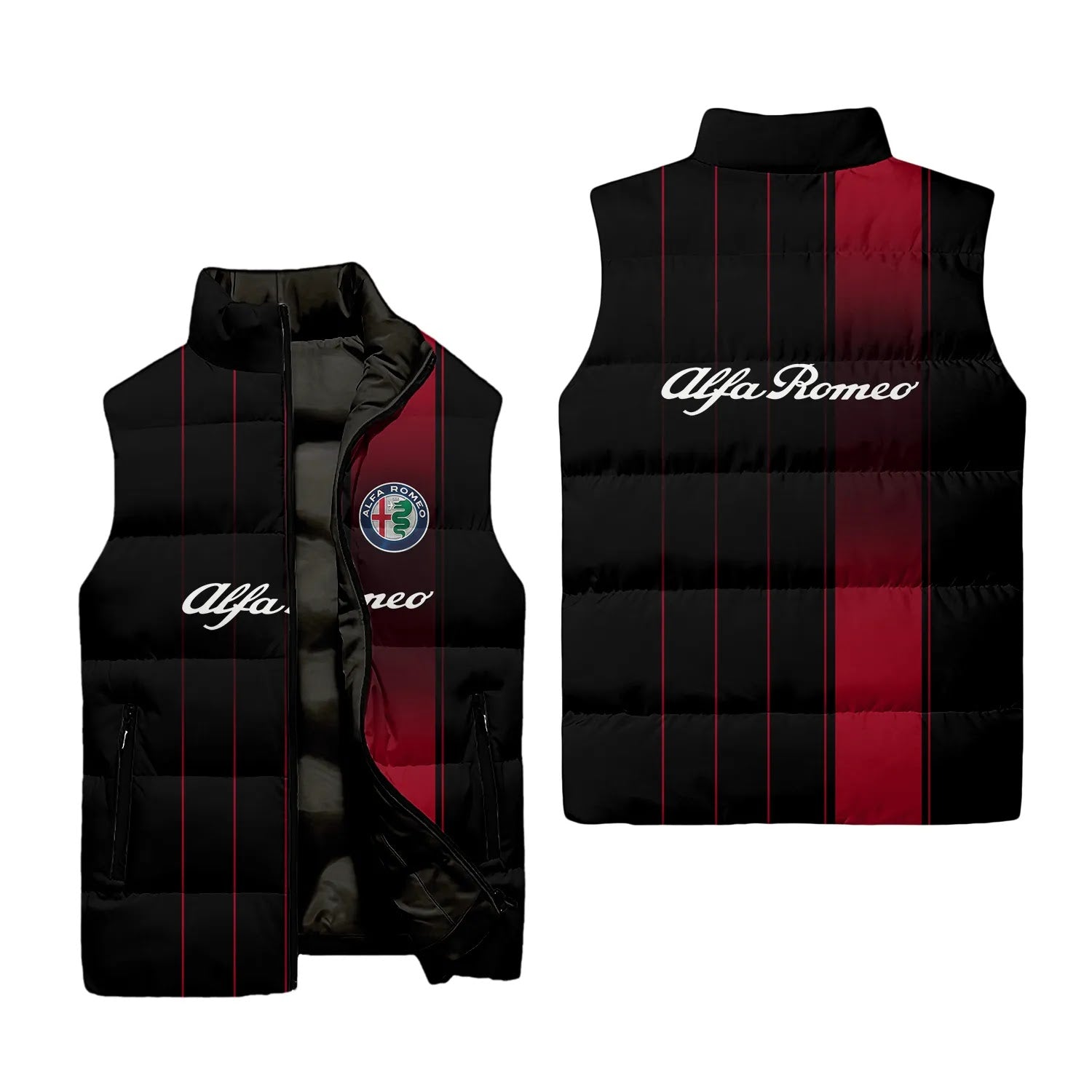 Alfa Romeo Sleeveless Puffer Jacket SC068
