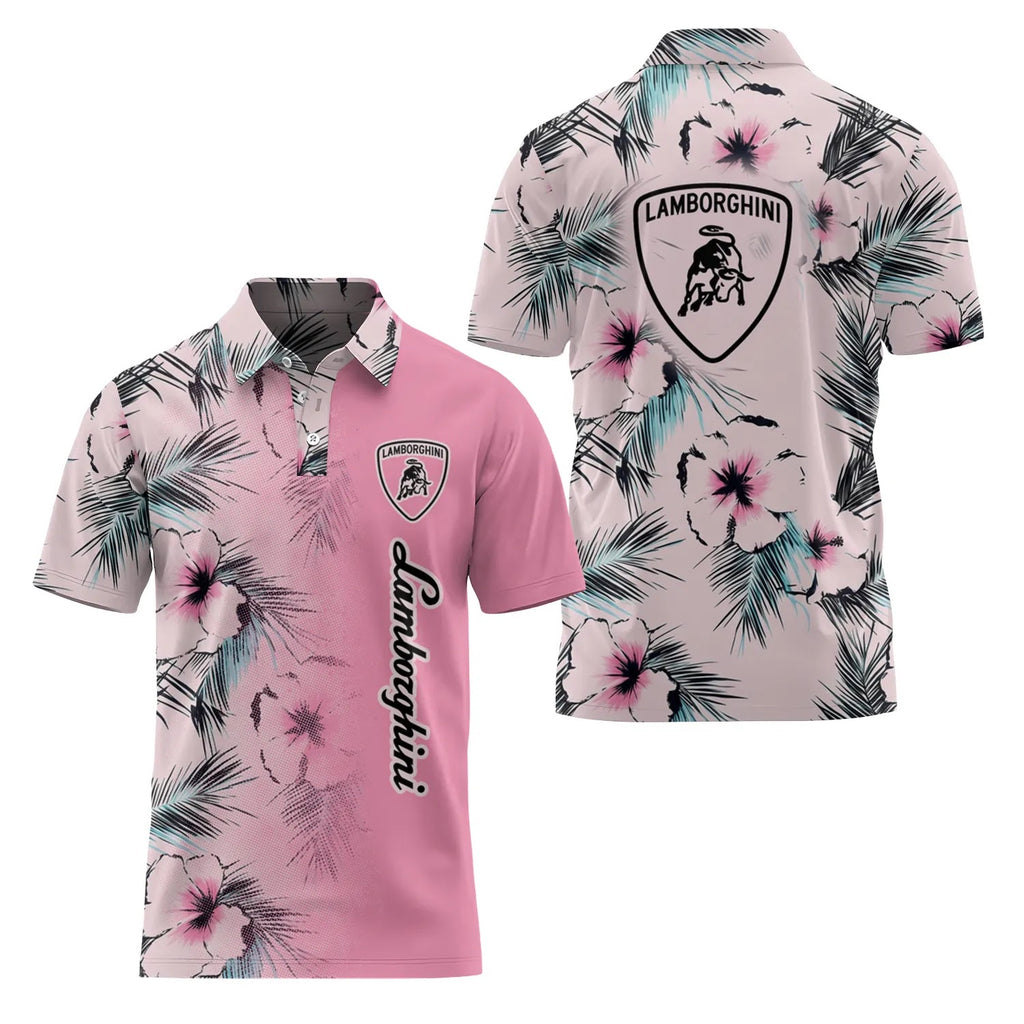 Lamborghini Short Sleeve Polo SHW056