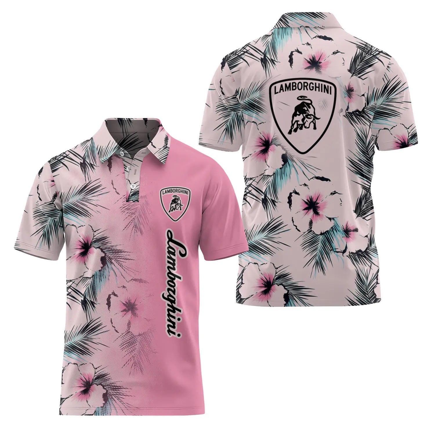 Lamborghini Short Sleeve Polo SHW056