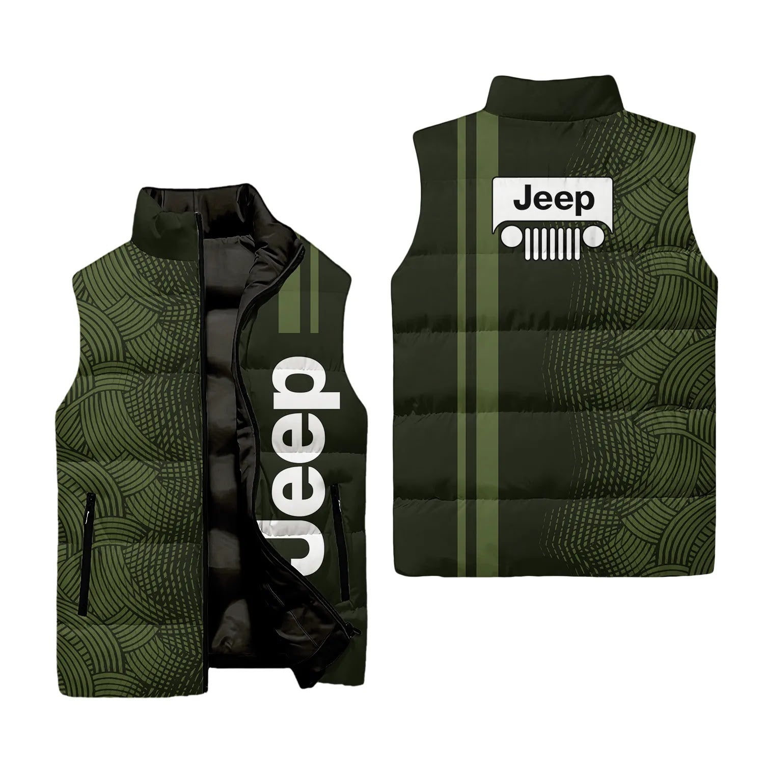 Jeep Sleeveless Puffer Jacket SC084