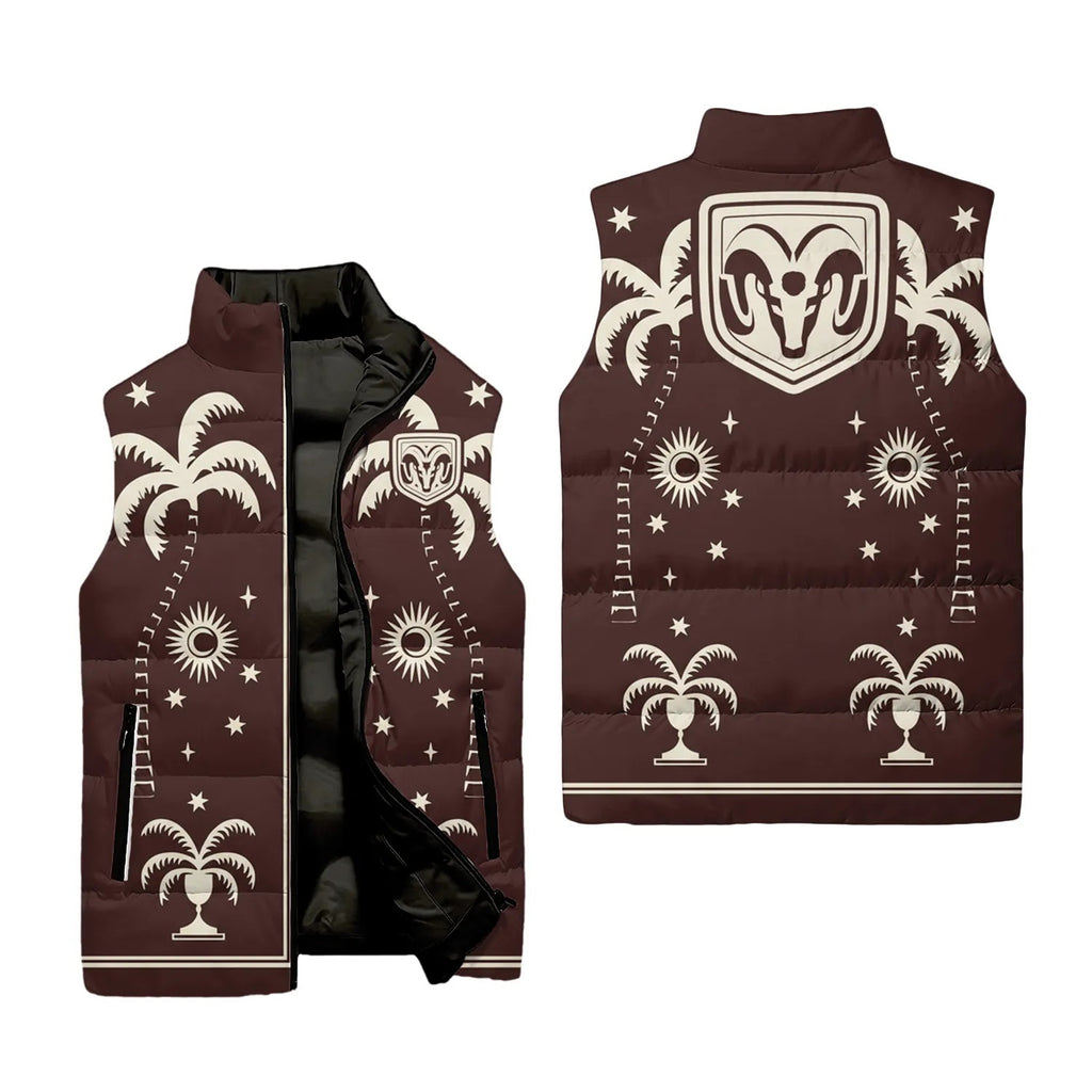 Ram Sleeveless Puffer Jacket SHW066