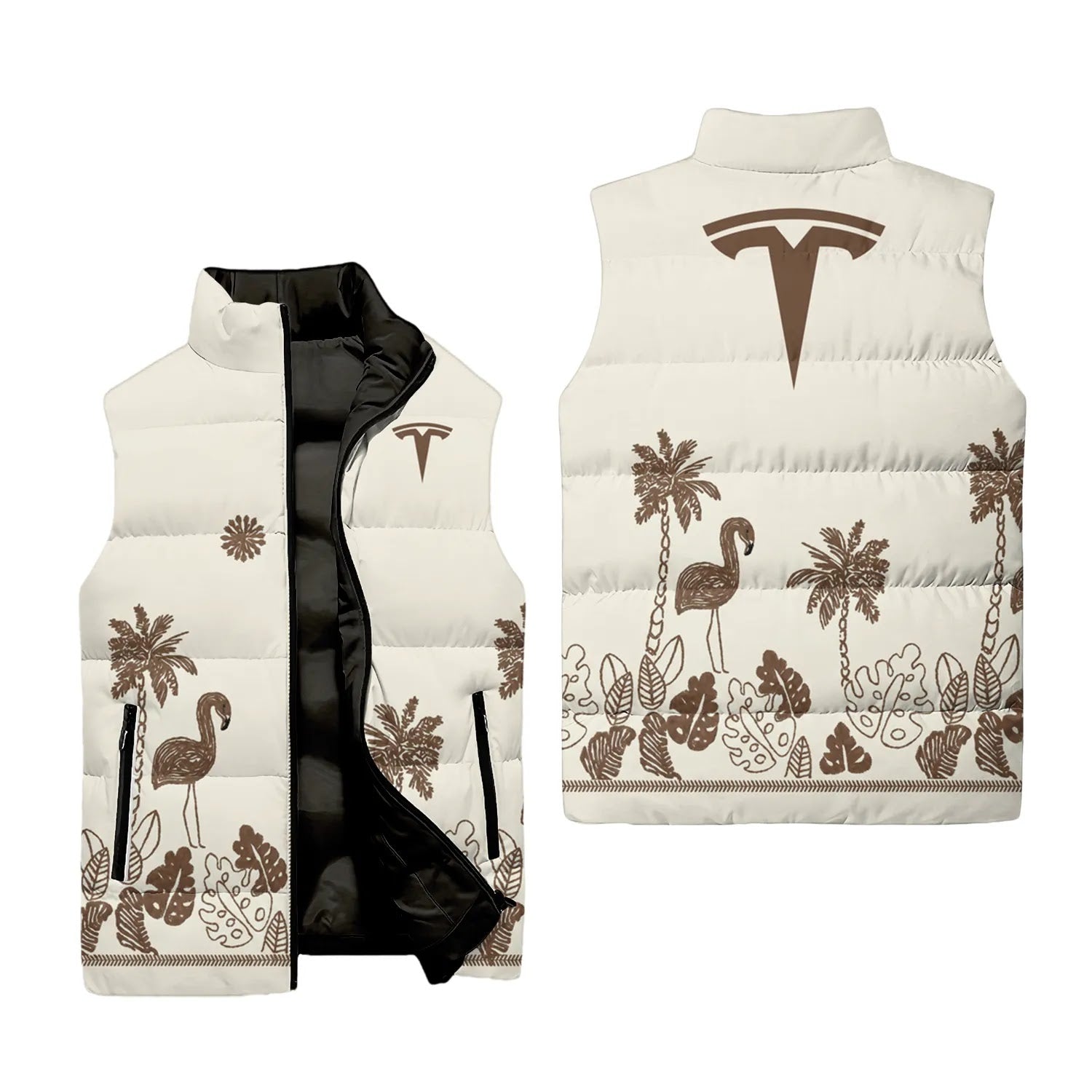 Tesla Sleeveless Puffer Jacket SHW044