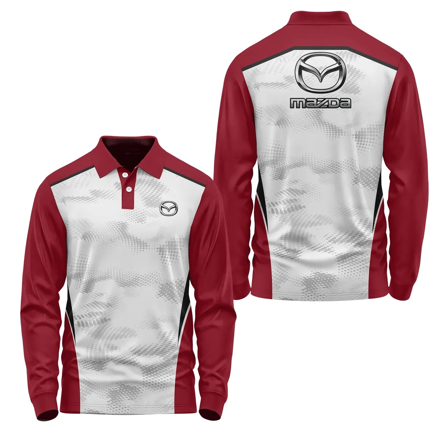 Mazda Long Sleeve Polo SC081
