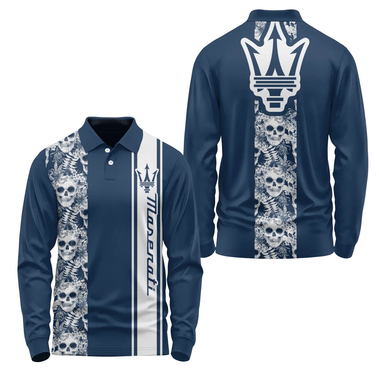 Maserati Long Sleeve Polo SHW042