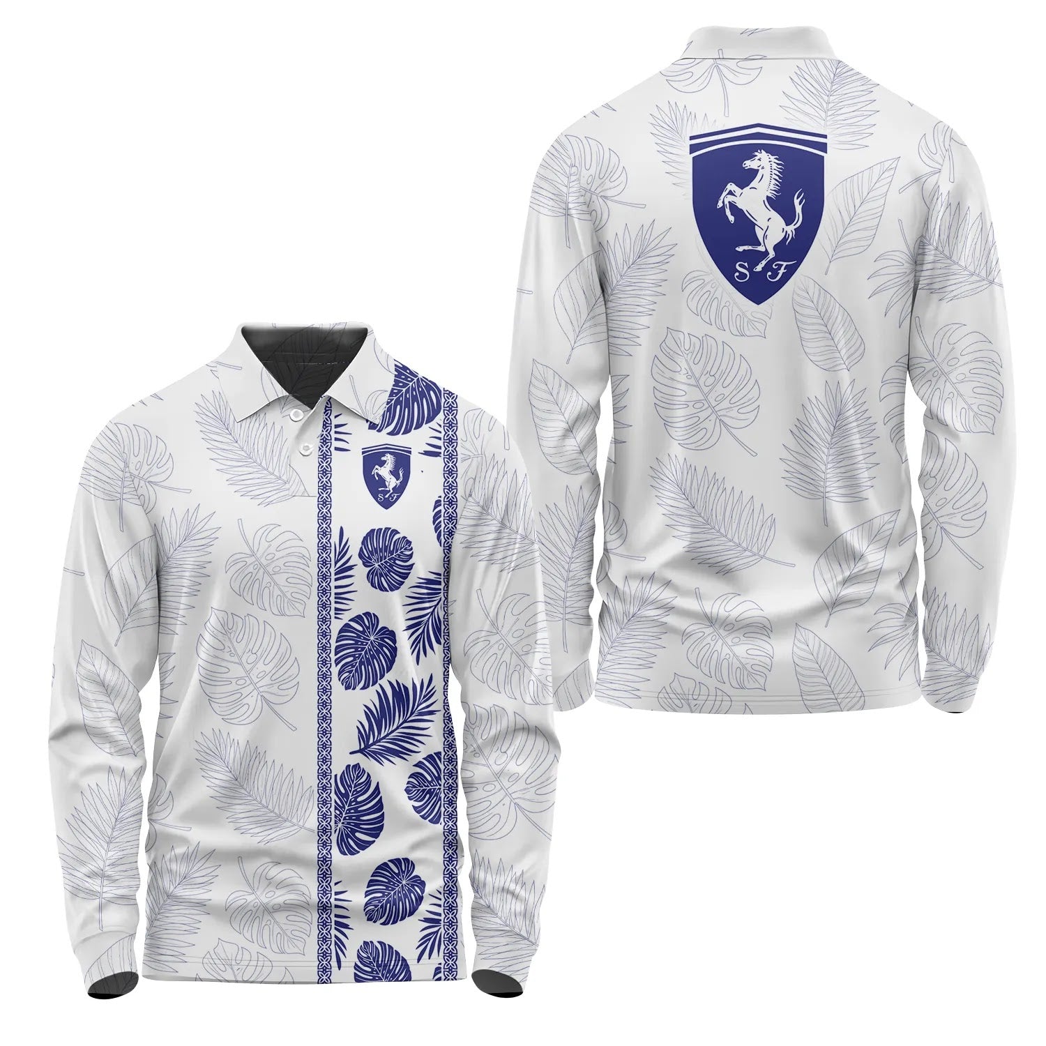 Ferrari Long Sleeve Polo SHW023